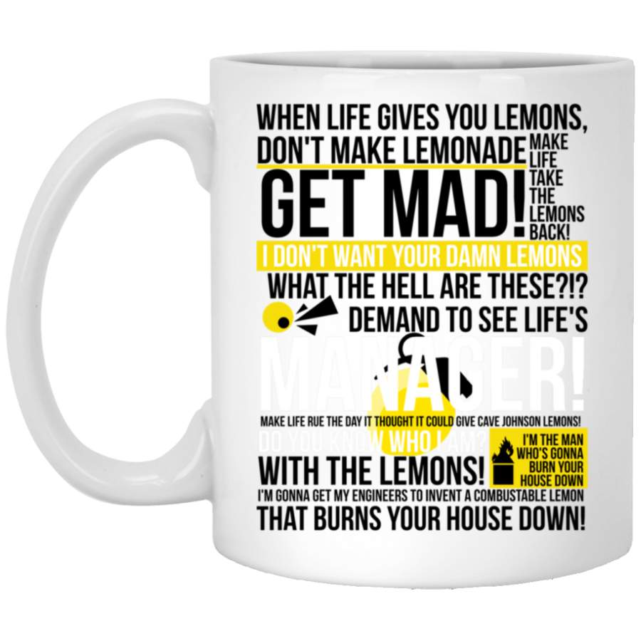 Lemons Triblend White Mug