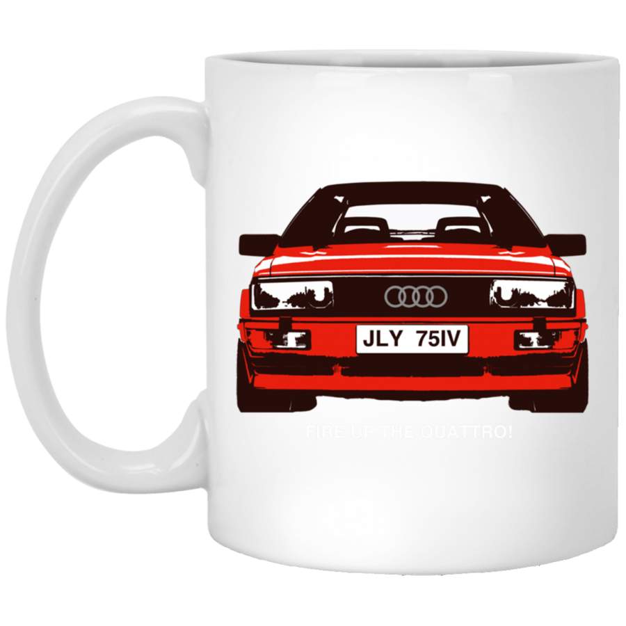 Fire Up the Quattro White Mug