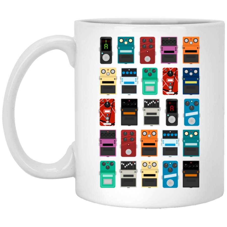 Pedal Board White Mug