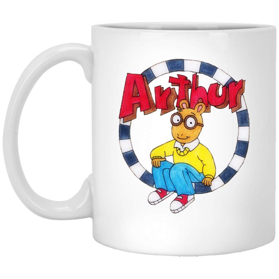 Arthur 2 White Mug