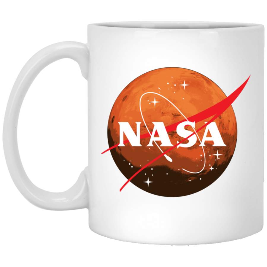 NASA Journey to Mars White Mug