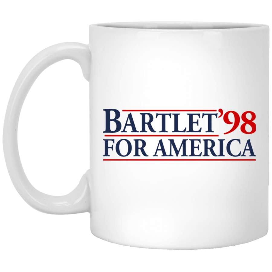 Bartlet for America Slogan White Mug