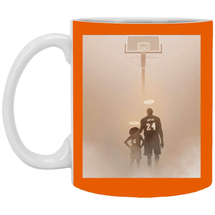 Kobe Bryant amp Gianna RIP Classic White Mug