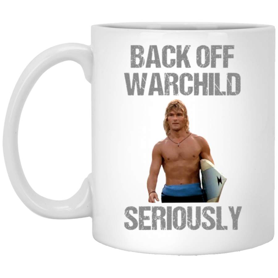 Back Off Warchild Seriously Slim Fit T-Shirt White Mug