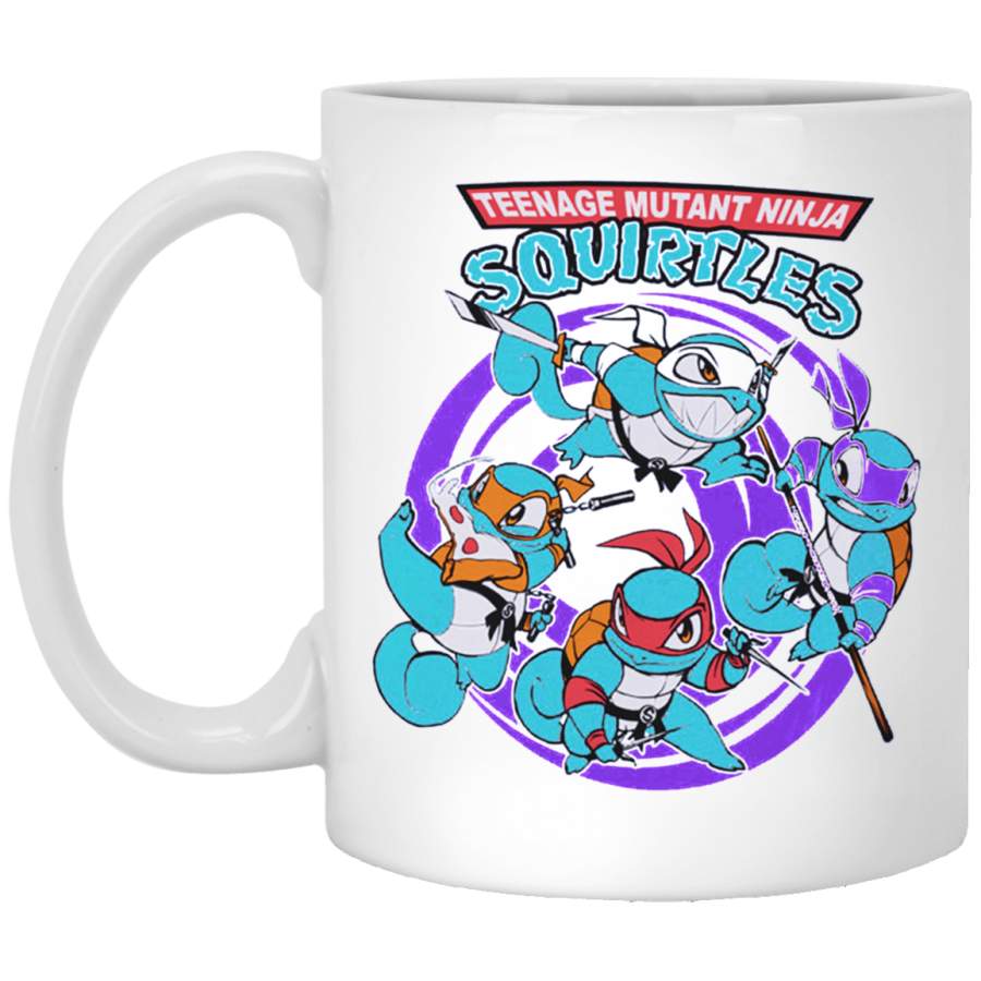 nage Mutant Ninja Squirtles White Mug