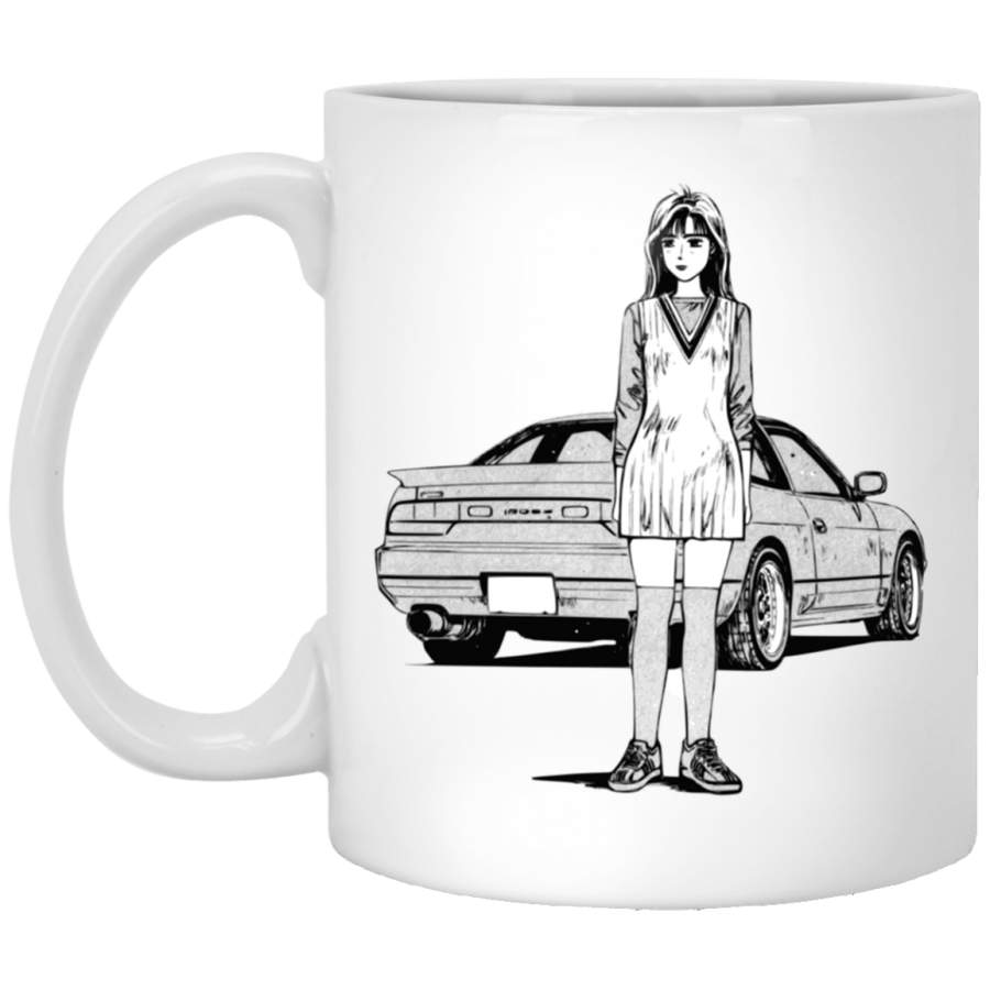 Initial D Sileighty Nissan 180sx240sx Classic White Mug