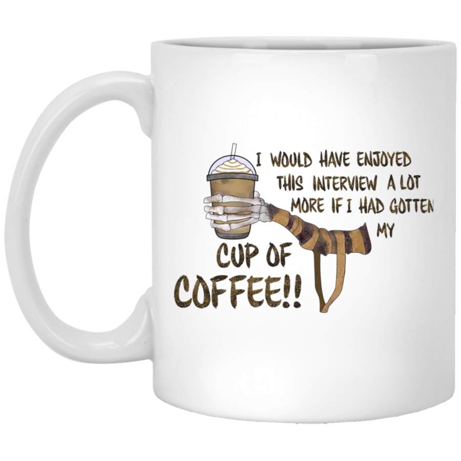 Coffee from the Mummy Fitted White Mug