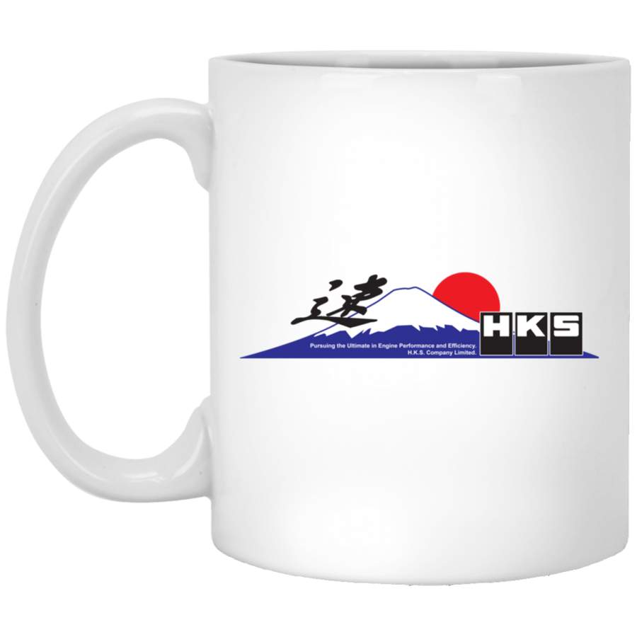 HKS Fujiyama VNeck White Mug