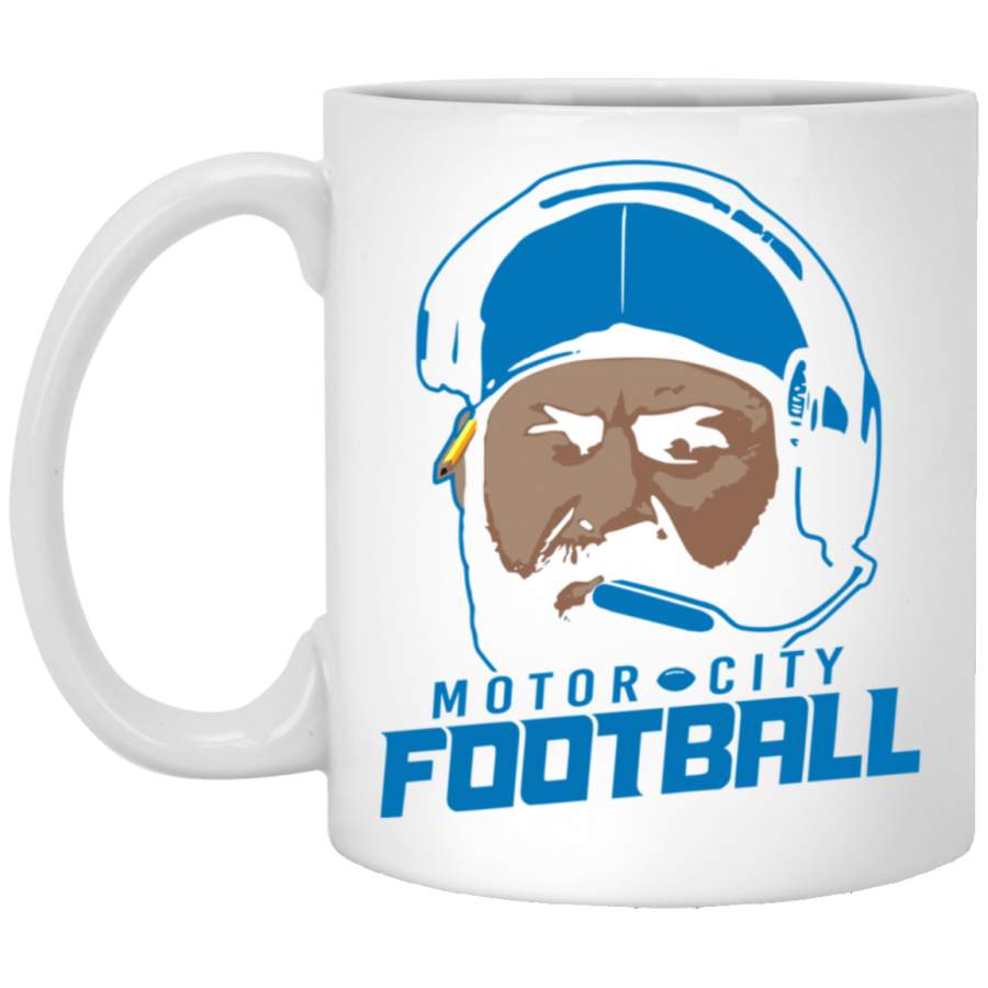 Motor City Football Long Sleeve T-Shirt White Mug