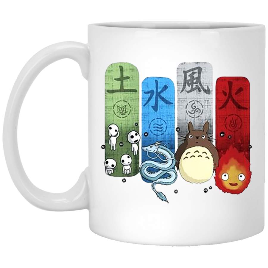 Ghibli Studio One White Mug