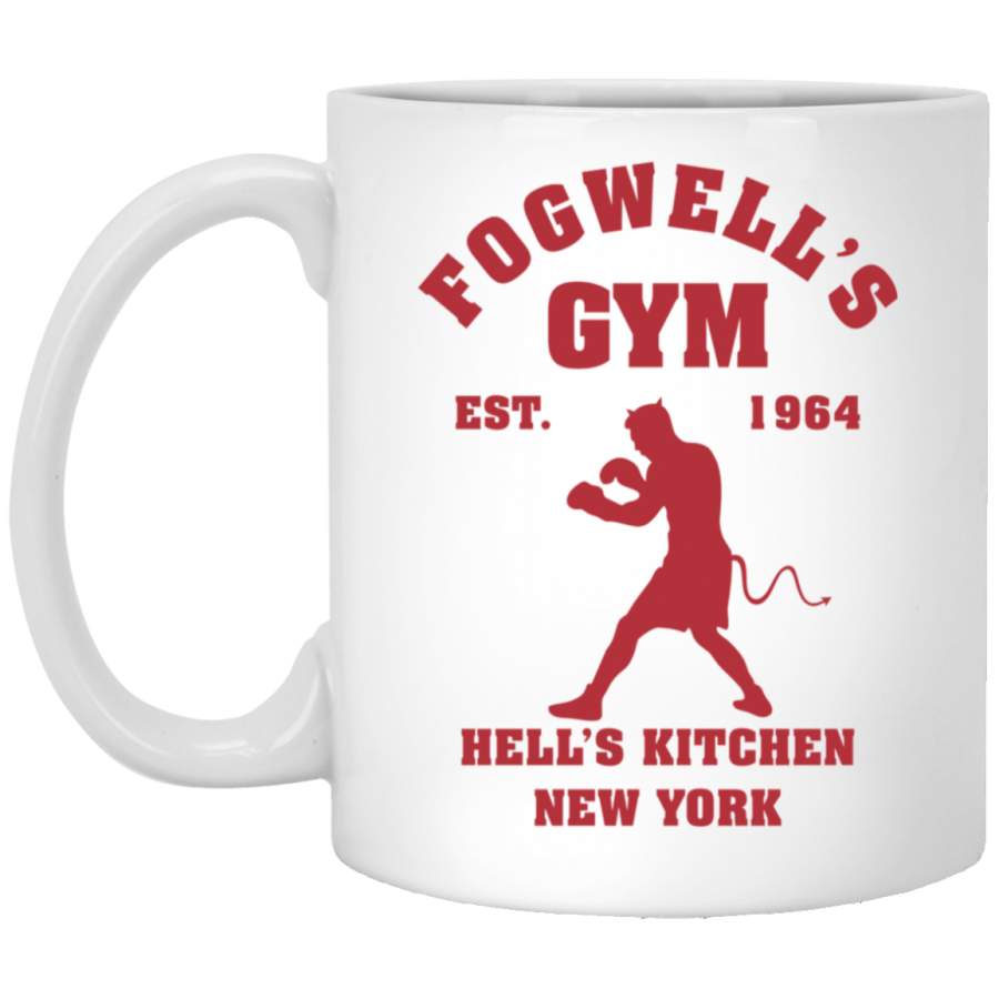 Fogwells Gym Box the Devil White Mug