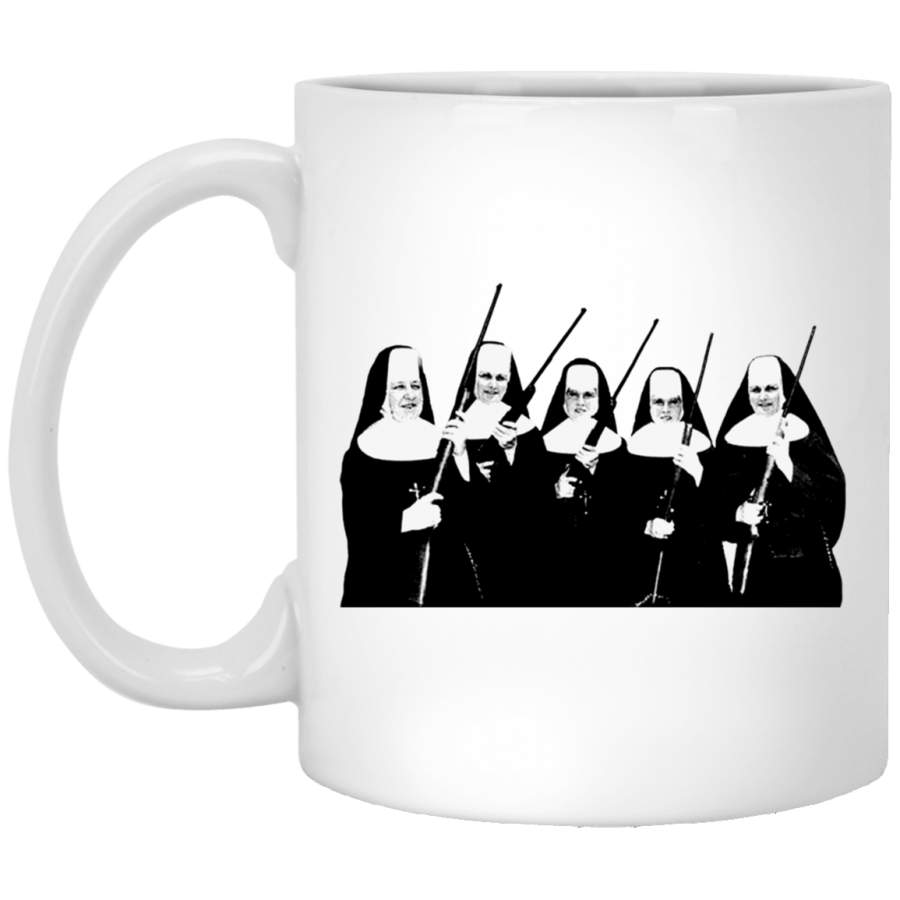 Nuns with Guns White Mug