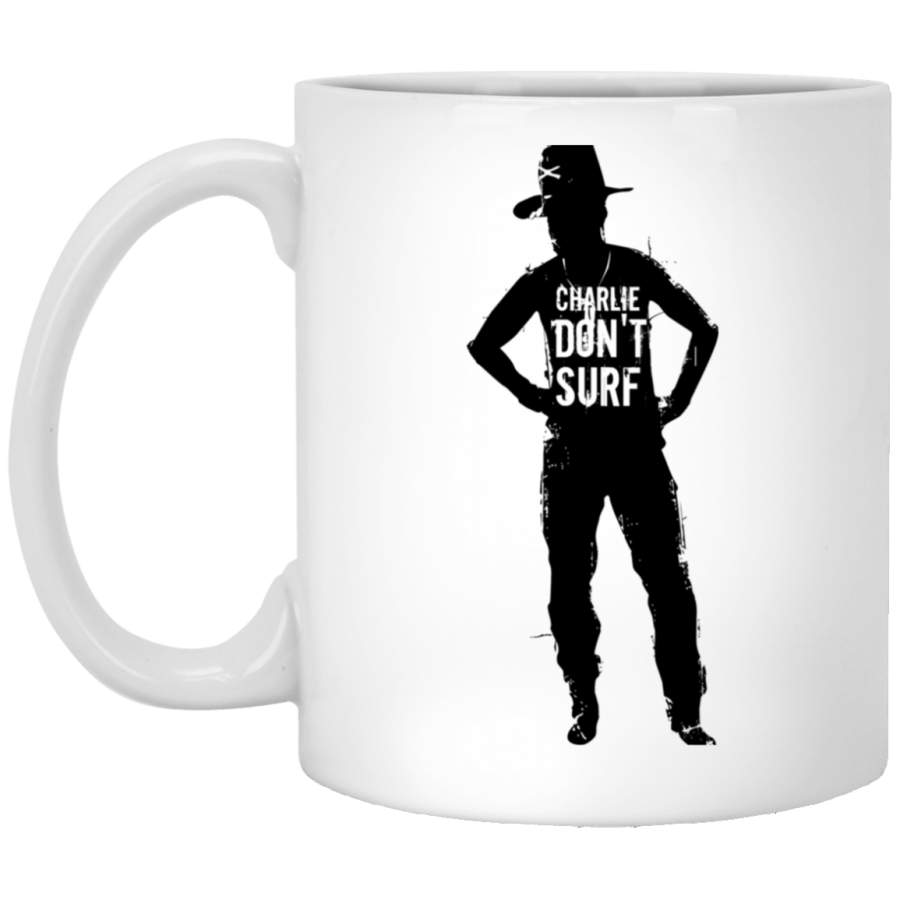 Charlie Don_x27_t Surf V-Neck T-Shirt White Mug