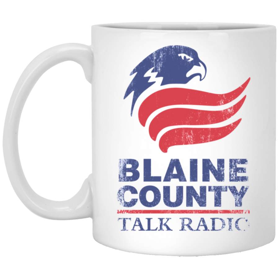 Blaine County Talk Radio White Mug