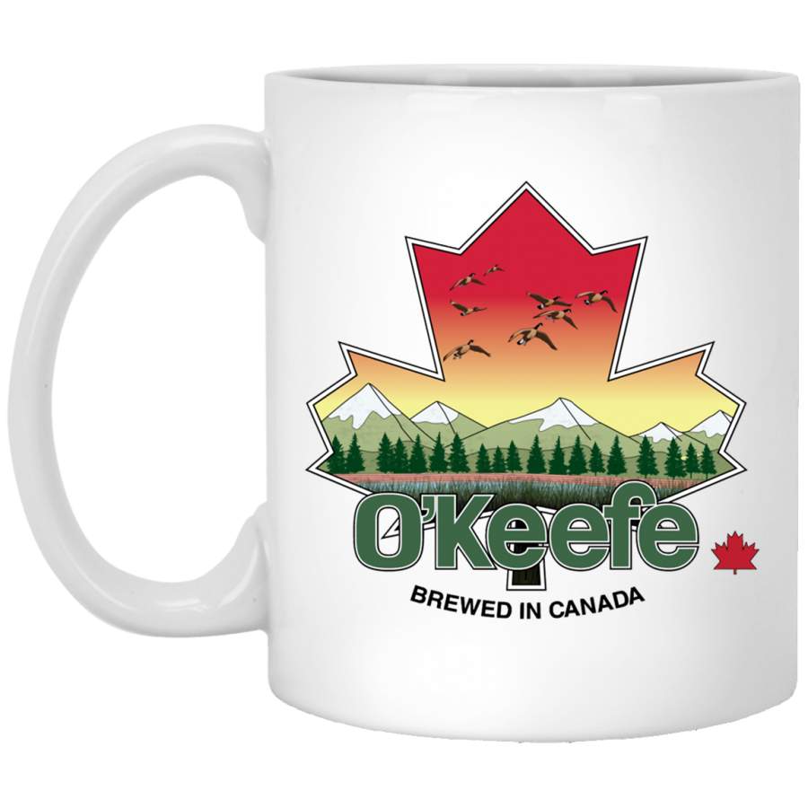 O&x27;Keefe Brewery – Brewed in Canada White Mug