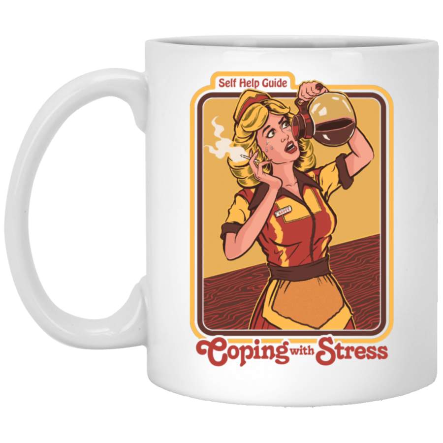 Coping With Stress White Mug