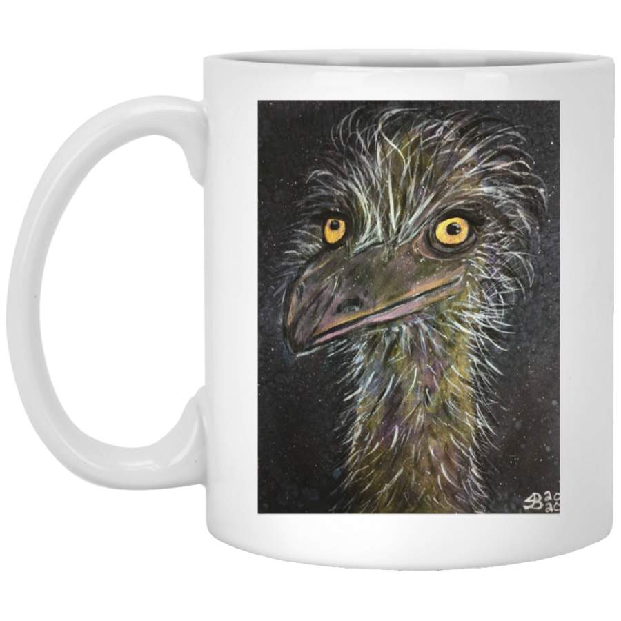 Celestial Emu White Mug