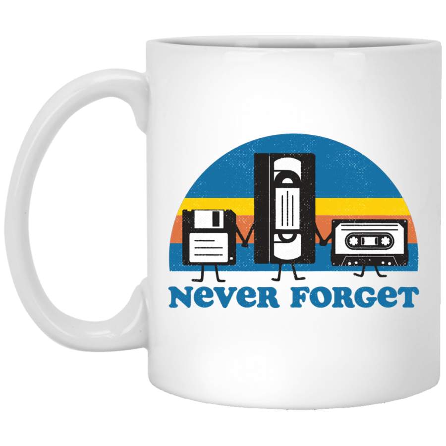 Never Forget White Mug