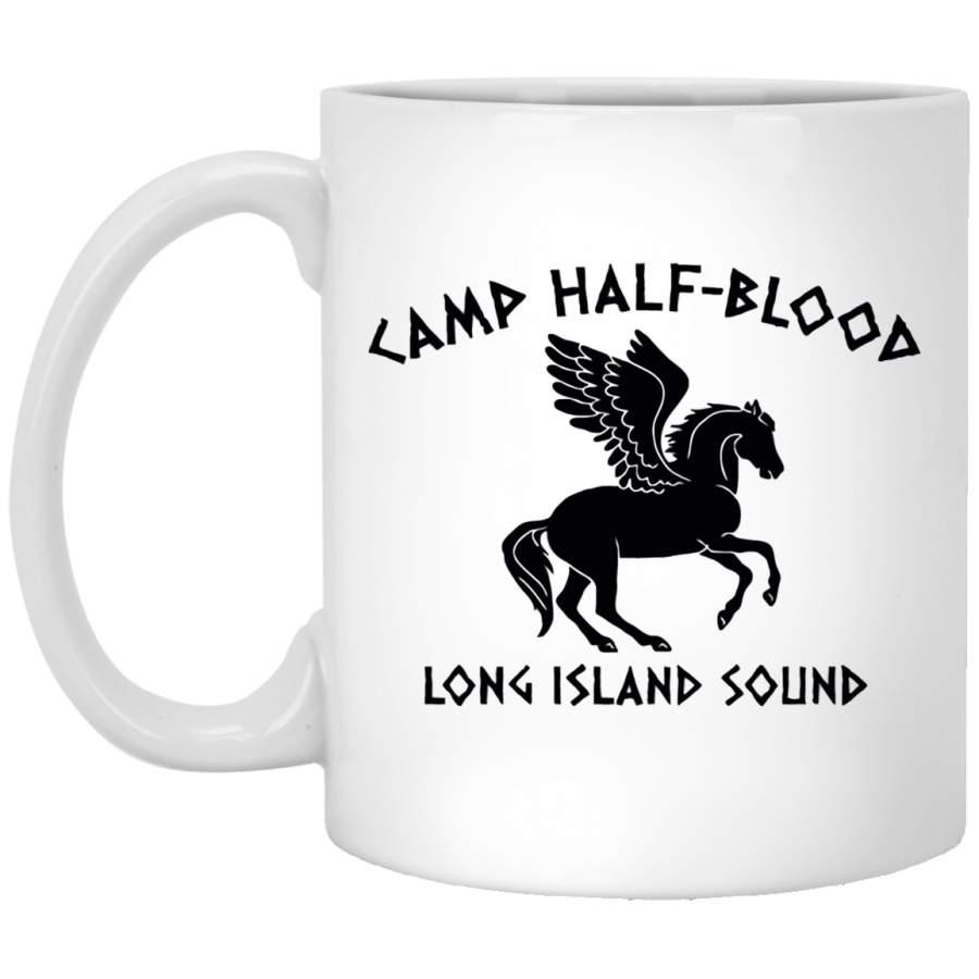 camp half blood long island White Mug