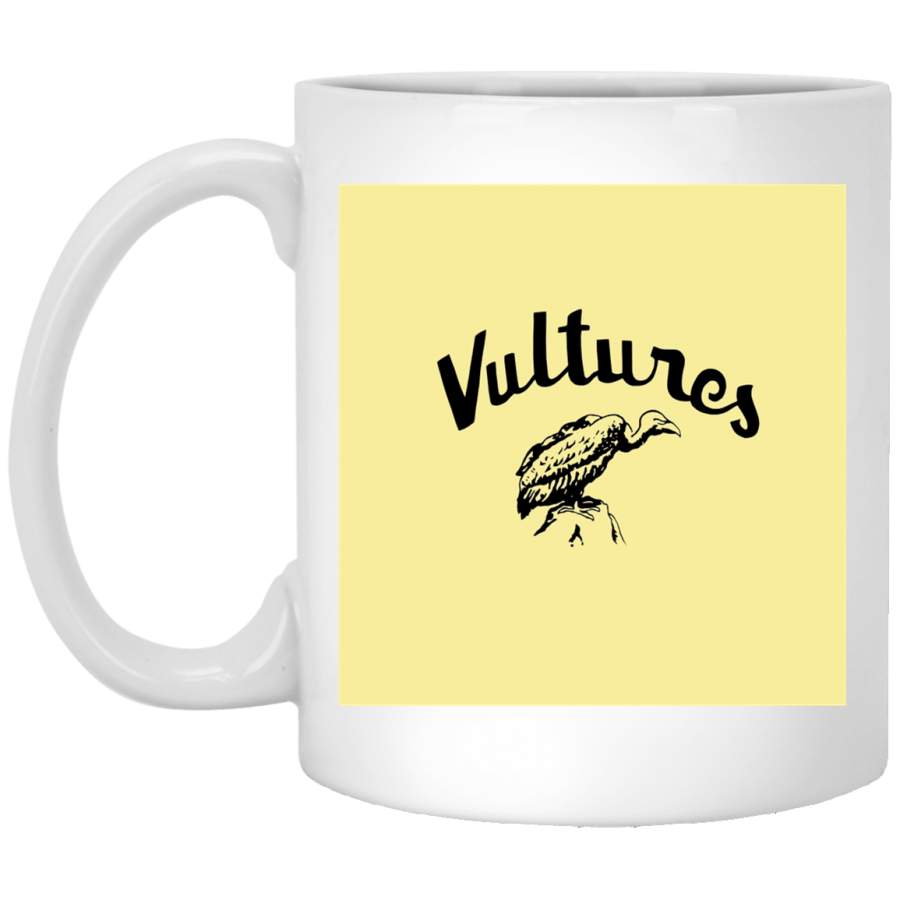 Blondie Vultures Chiffon White Mug