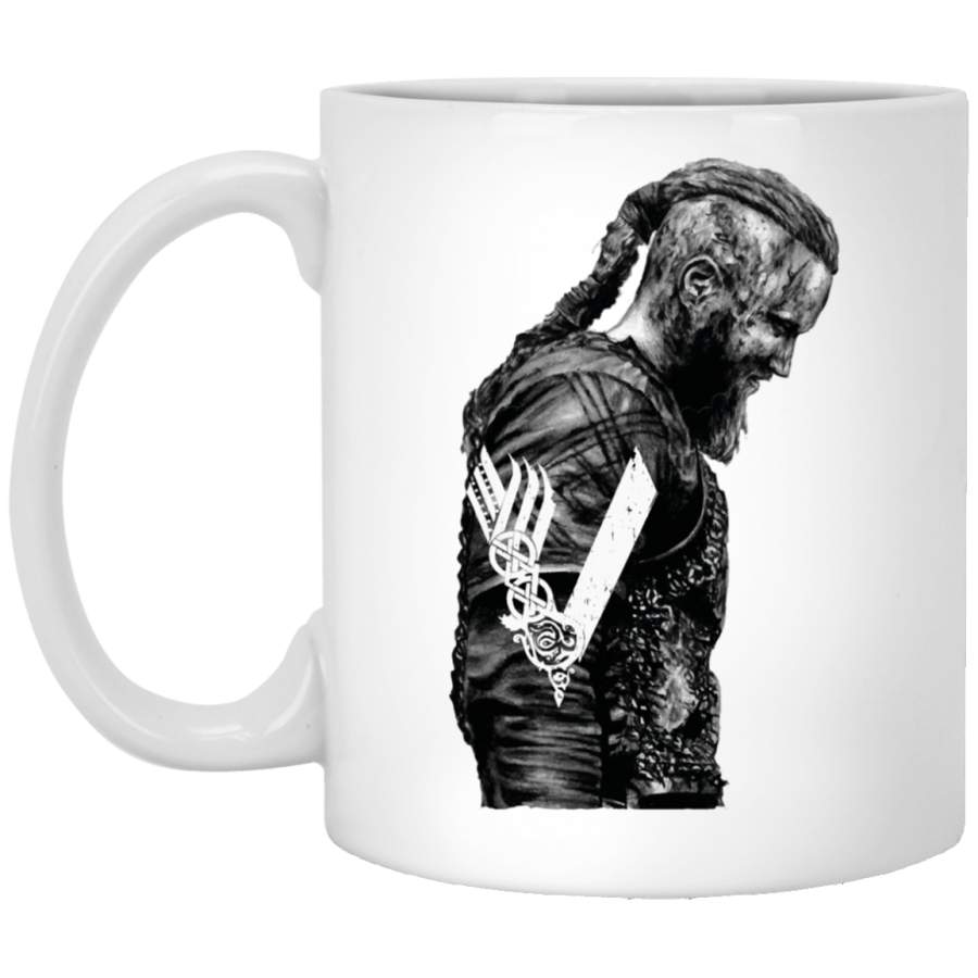 KING RAGNAR LOTHBROK – VIKINGS Classic White Mug