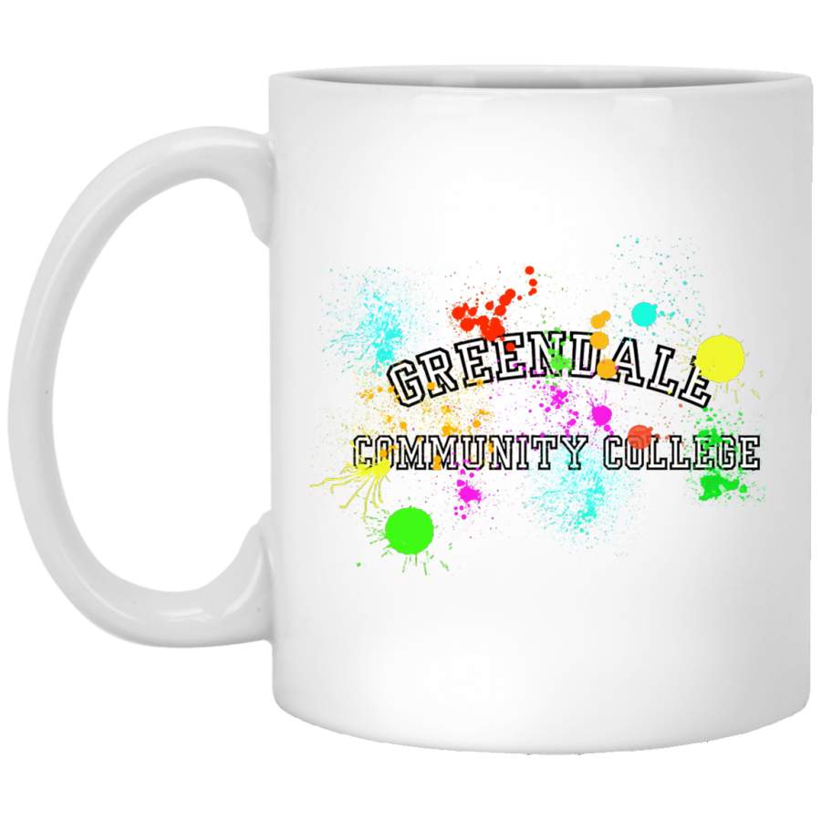 Greendale Community College – Paintball White Mug