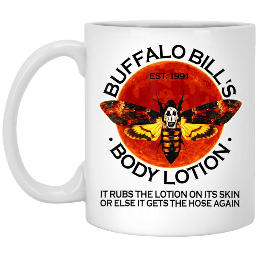 Buffalo Bill Body Lotion White Mug