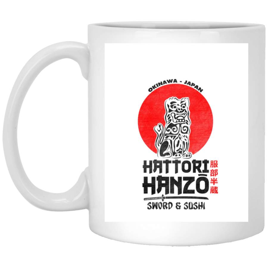 Hattori Hanzo Graphic White Mug