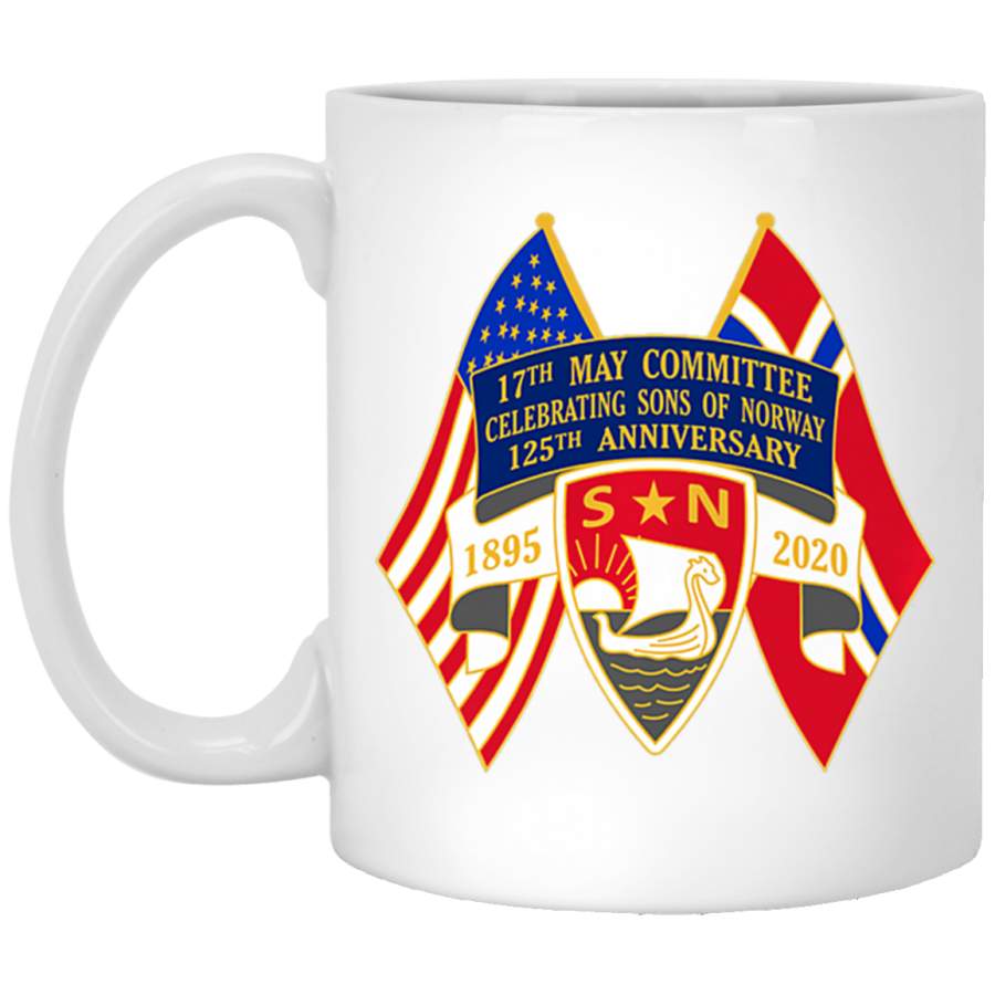 2020 17th of May Parade Committee Sons of Norway Edition Premium White Mug