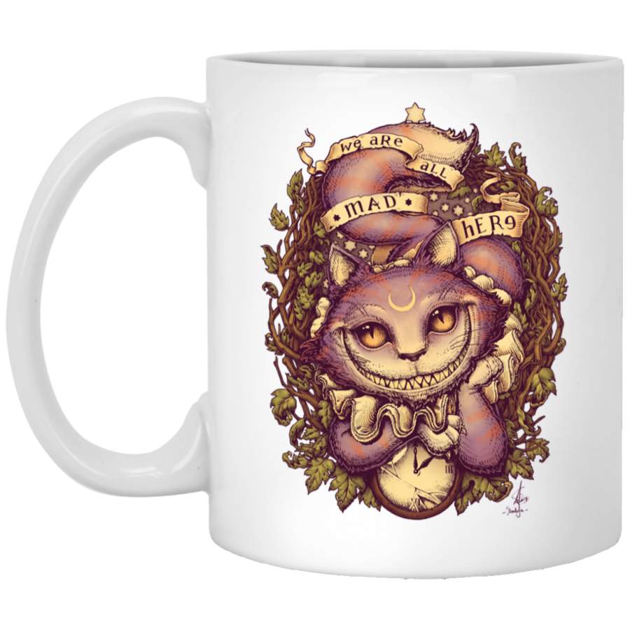 CHESHIRE CAT Relaxed White Mug