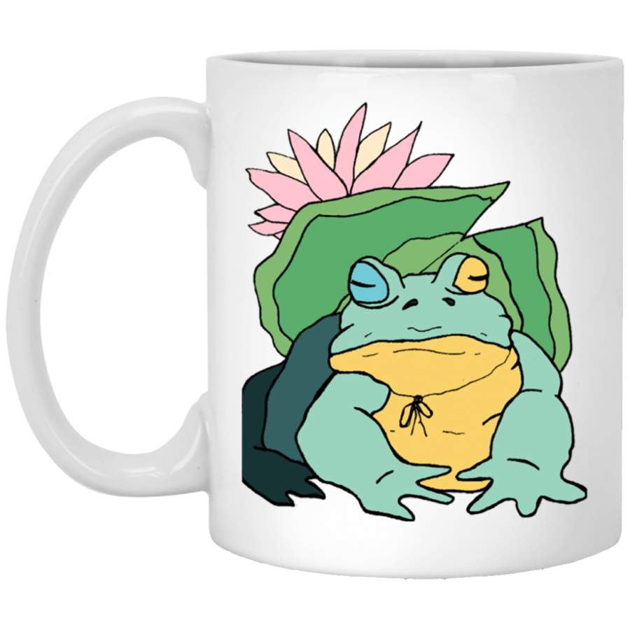 Frog Season Fitted White Mug