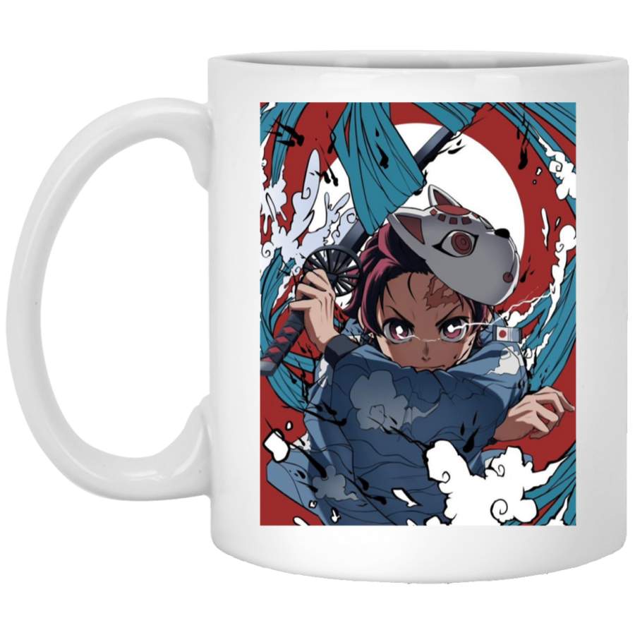 AnimeDemonSlayer White Mug