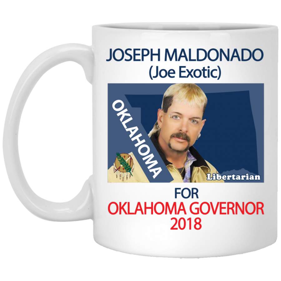 joe exotic for governor White Mug