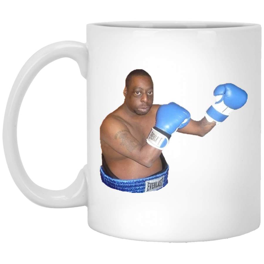 BeetlejuiceLester Green Boxing White Mug