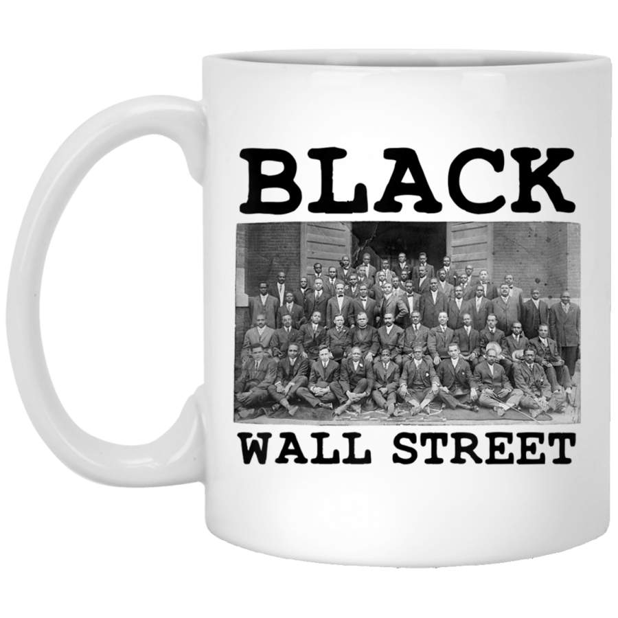 African American Business Black History Black Wall Street White Mug