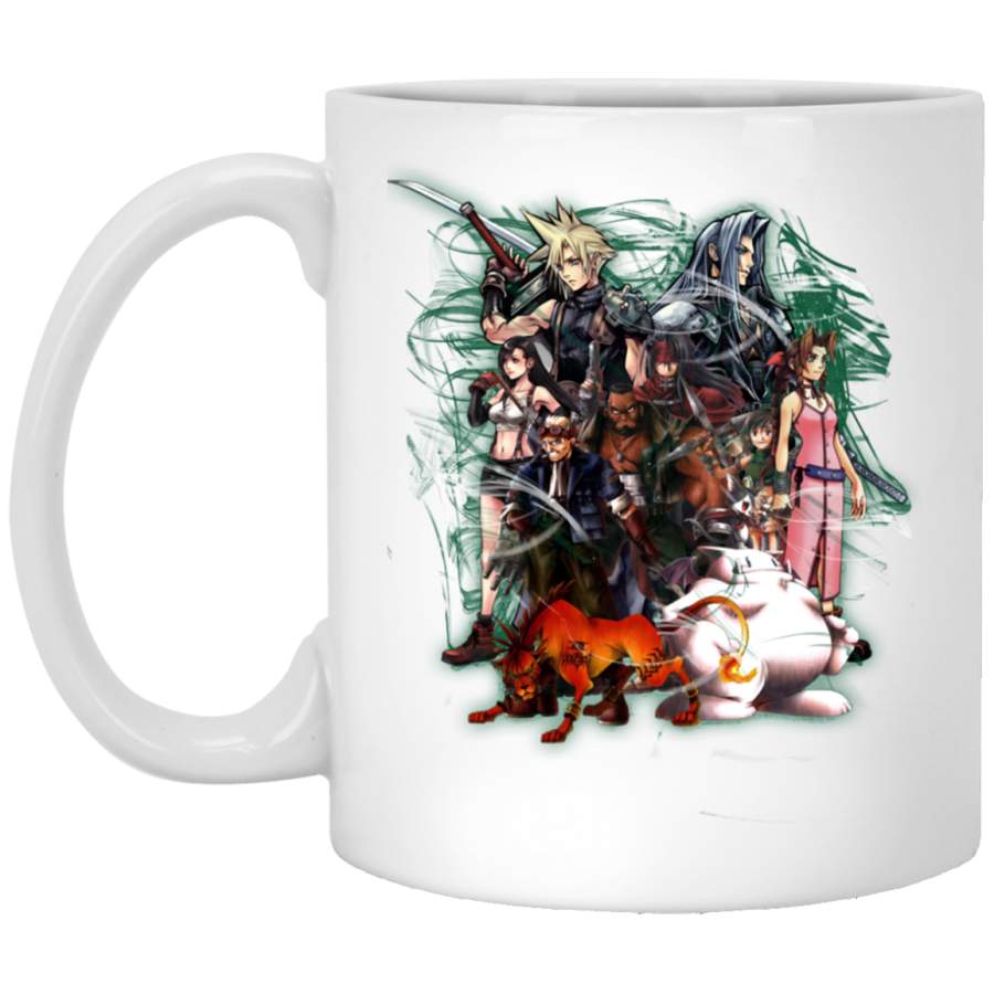 Final Fantasy VII – Collage White Mug