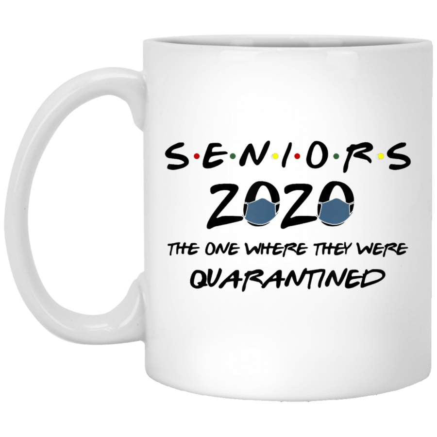 Class Of 2020 Graduation Senior Funny Quarantine Gift White Mug