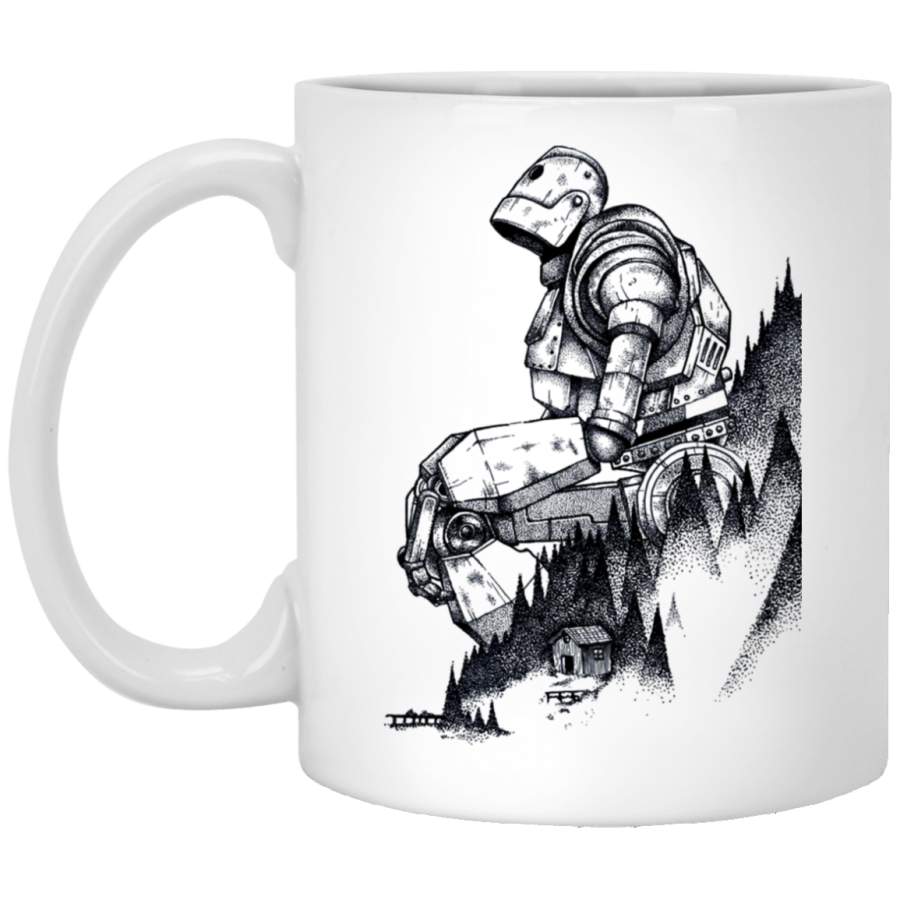 Iron Giant White Mug