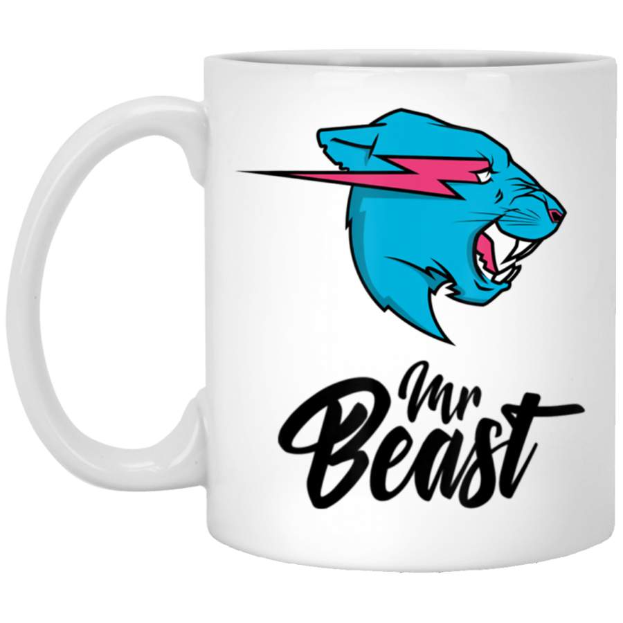 Mr Beasts Tee Gift For Men, Woman White Mug