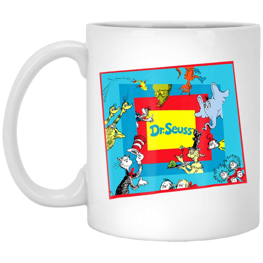 Dr. Seuss Character White Mug