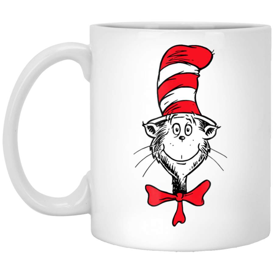 Dr. Seuss The Cat in the Hat Face T- White Mug