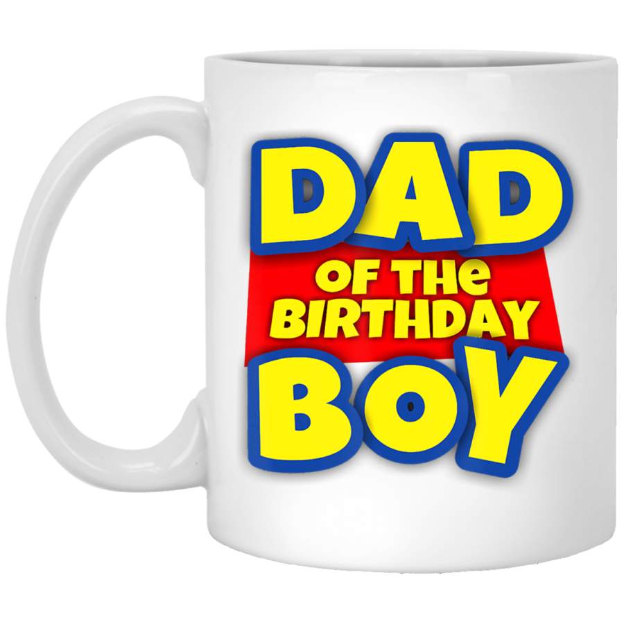 Mens Dad Of The Toy Birthday Story Boy Gift White Mug