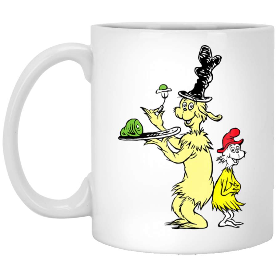 Dr. Seuss I Like Green Eggs and Ham T- White Mug