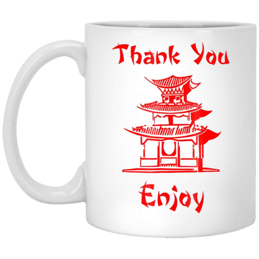 Chinese Take Out White Mug