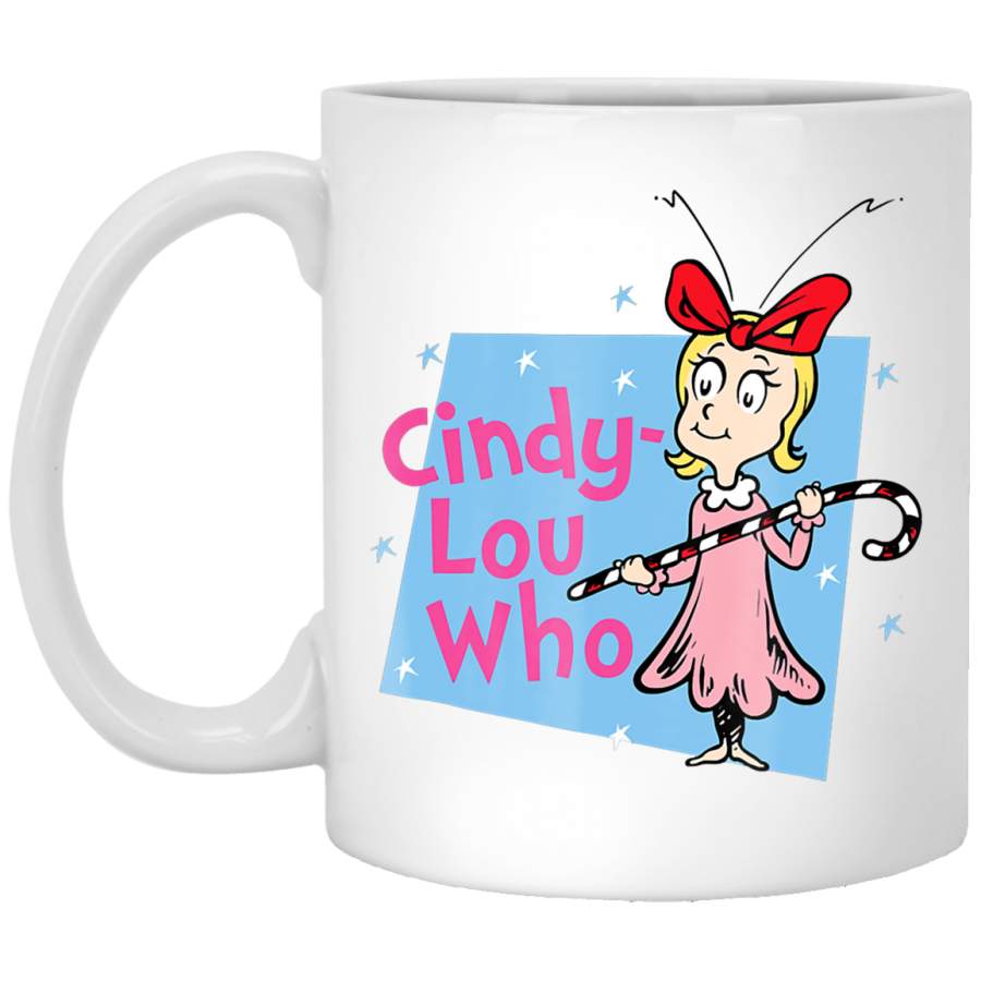 Dr. Seuss Cindy-Lou Who T- White Mug