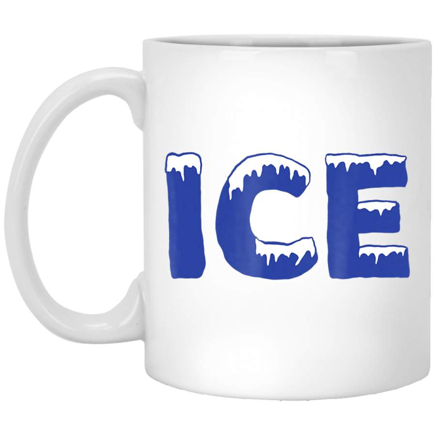 Funny Family Halloween Costume – Ice and Baby White Mug