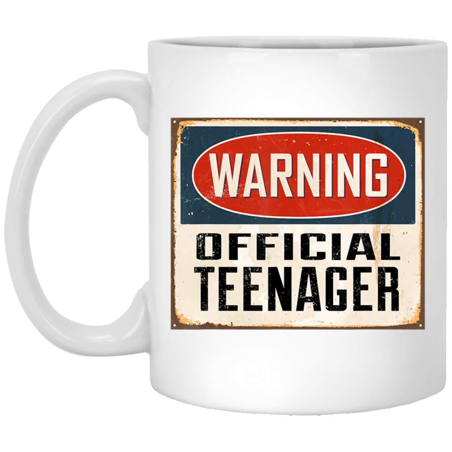 Official Teenager 13th Birthday Gift White Mug