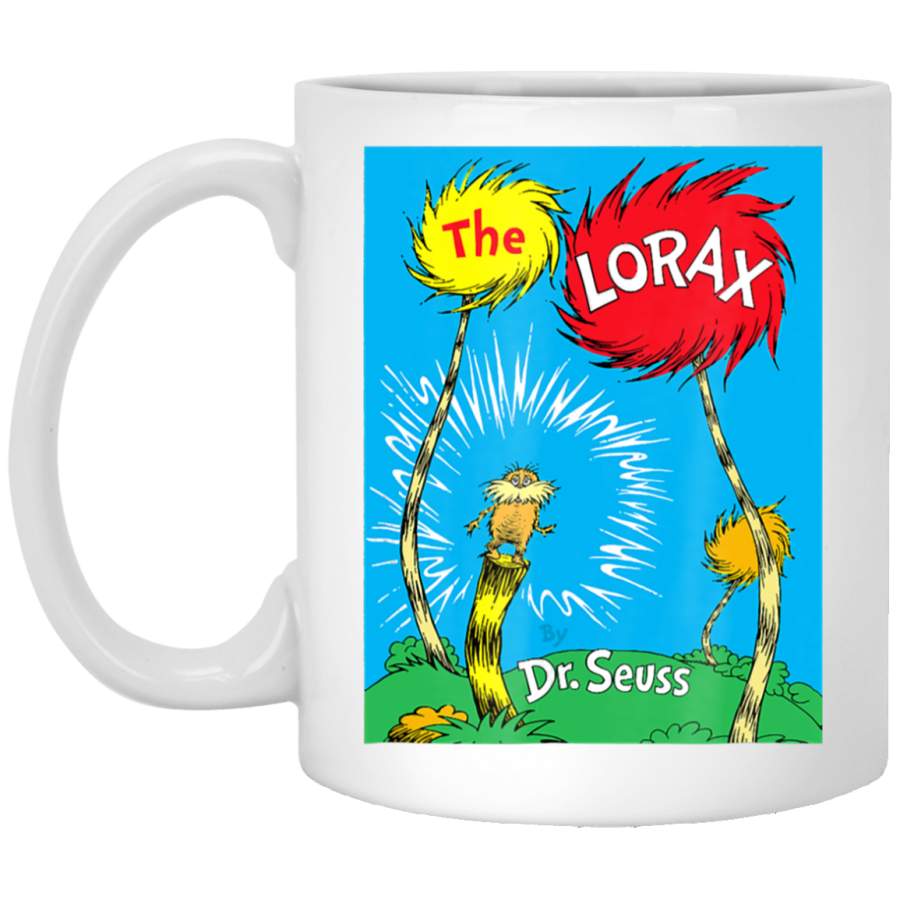 Dr. Seuss The Lorax Book Cover T- White Mug