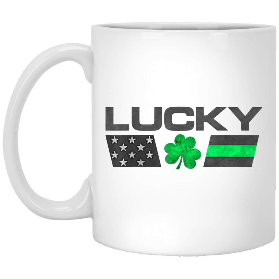 Lucky St Patrick’s Day White Mug