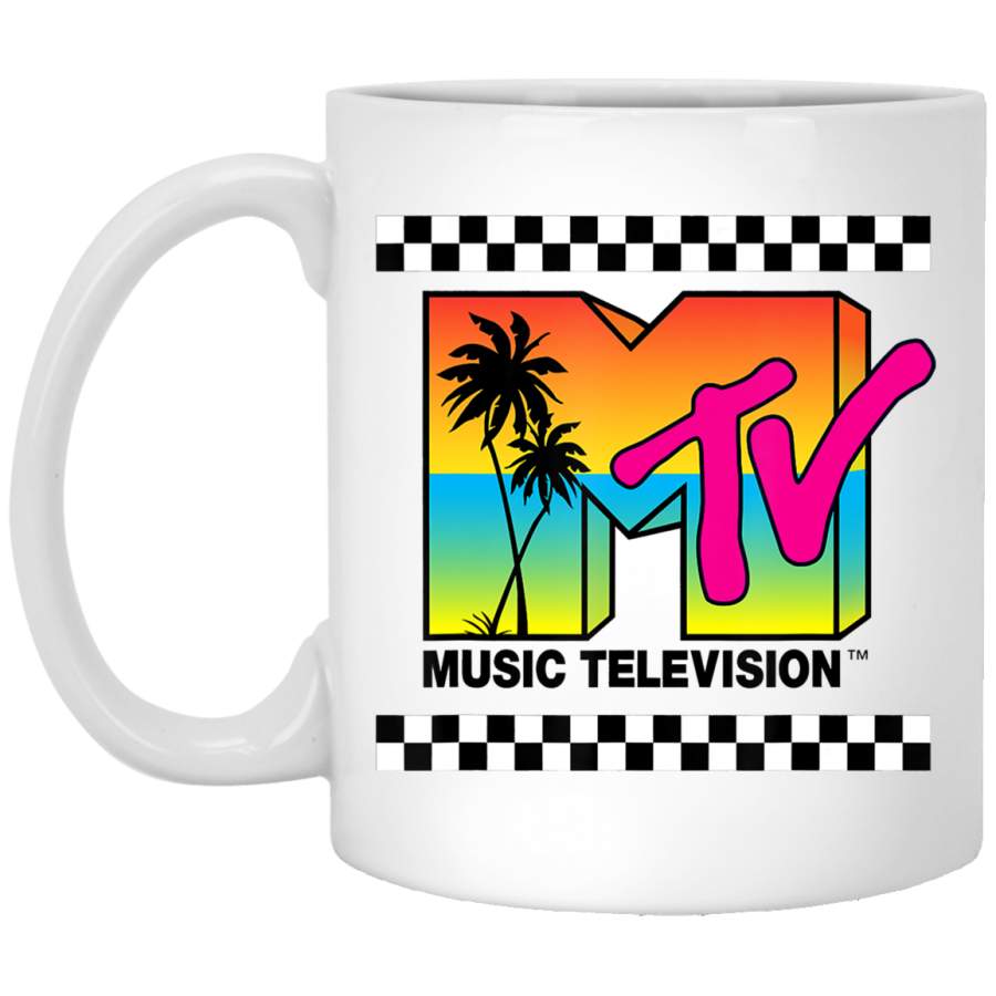 MTV Sunset Logo White Mug